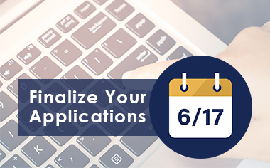 finalize your application