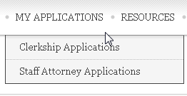 My Applications tab